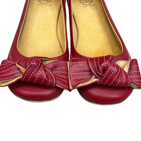 Livie & Luca Nola Ballet Flat Red sz 7 - Picture 3 of 7